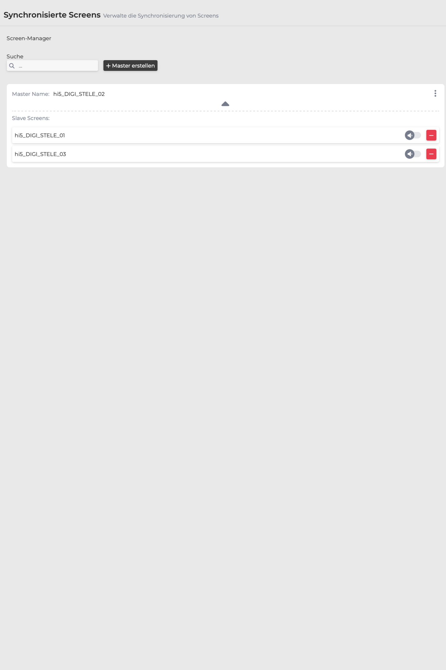 Content Management System für digitale Displays