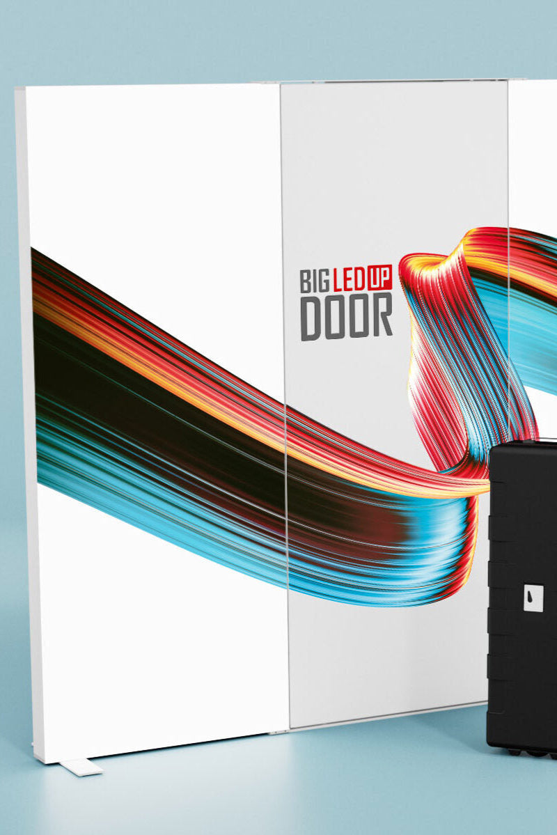 BIG LEDUP Door