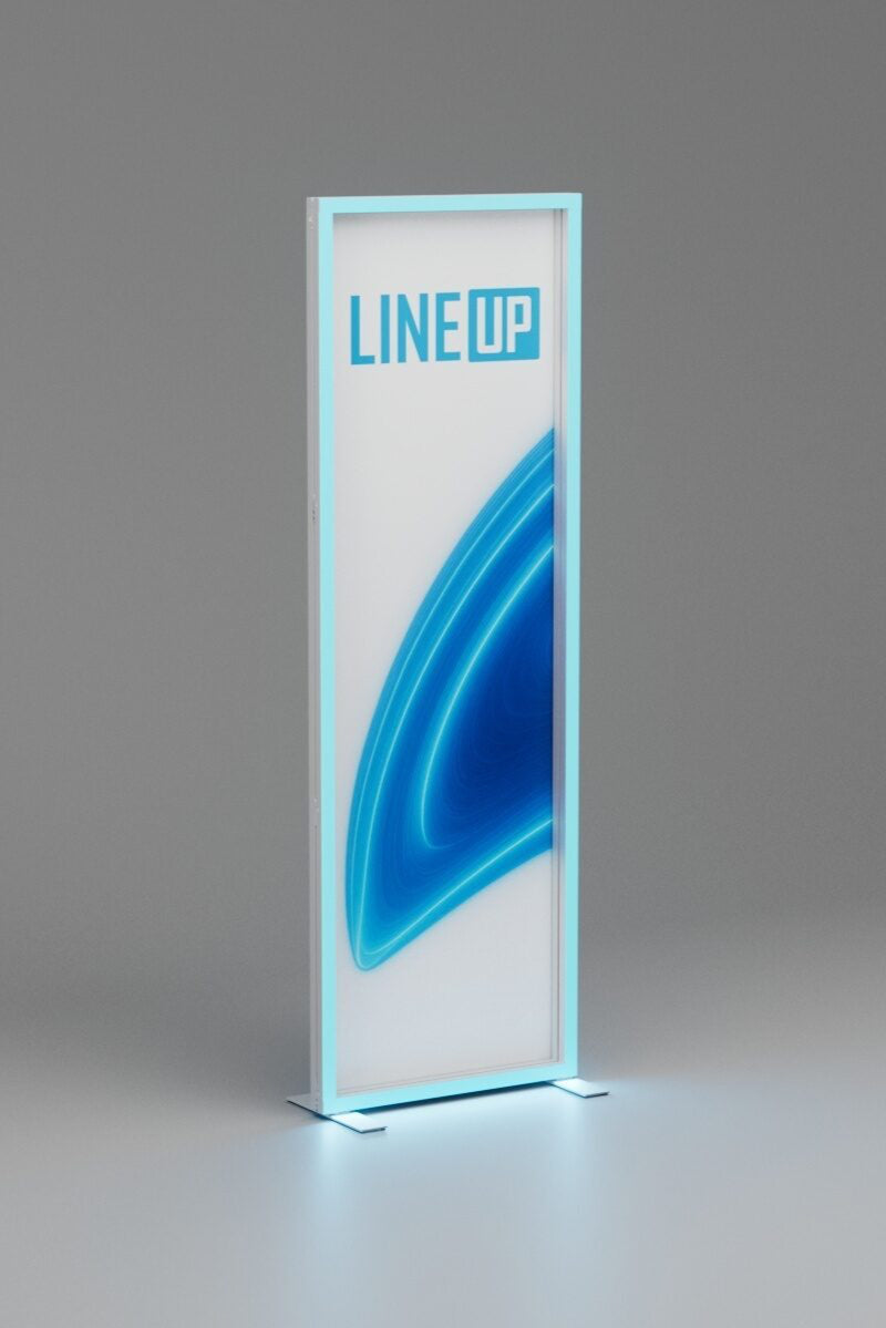 Line Up Leuchtrahmen hi5branding