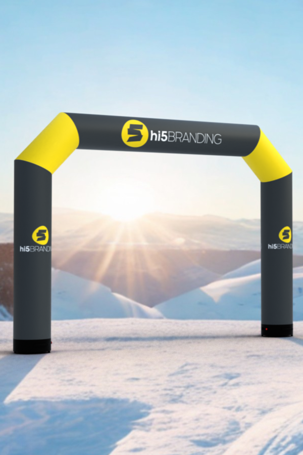 Luftdichter Eventbogen ohne Dauergebläse, stabil und bedruckbar