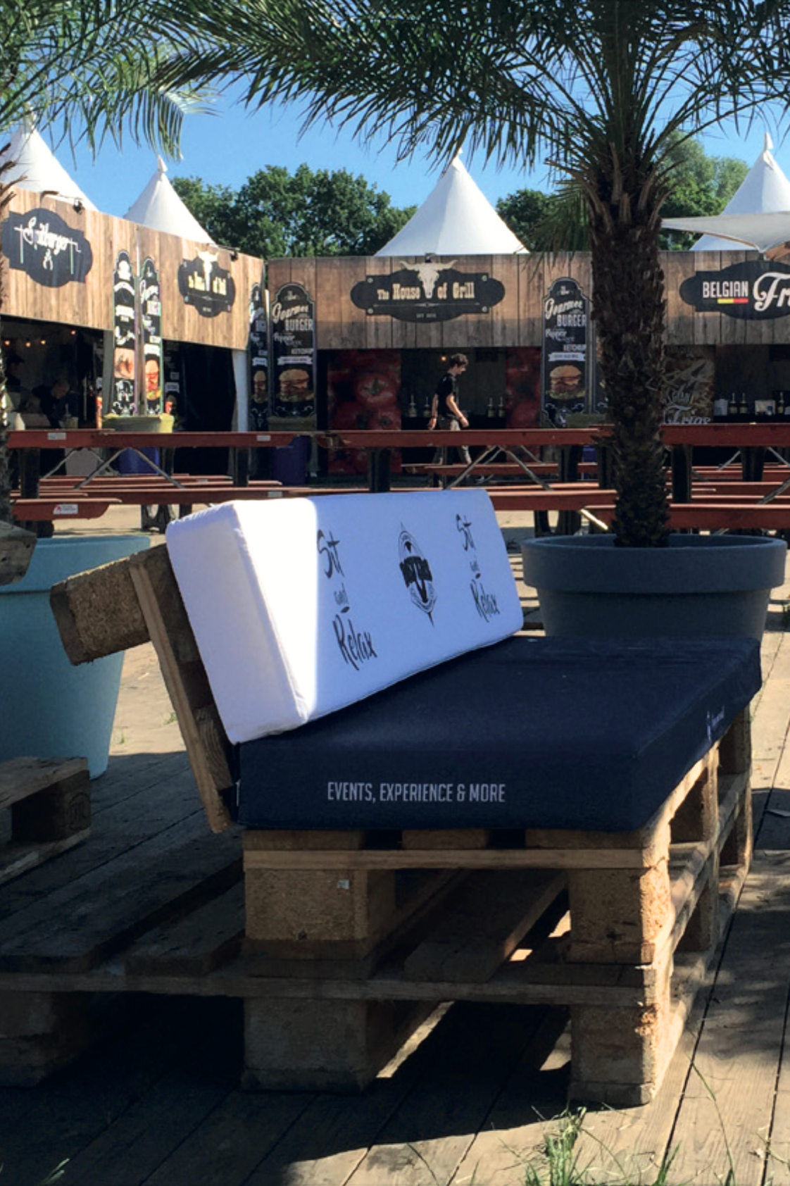 Pallettenauflage hi5branding