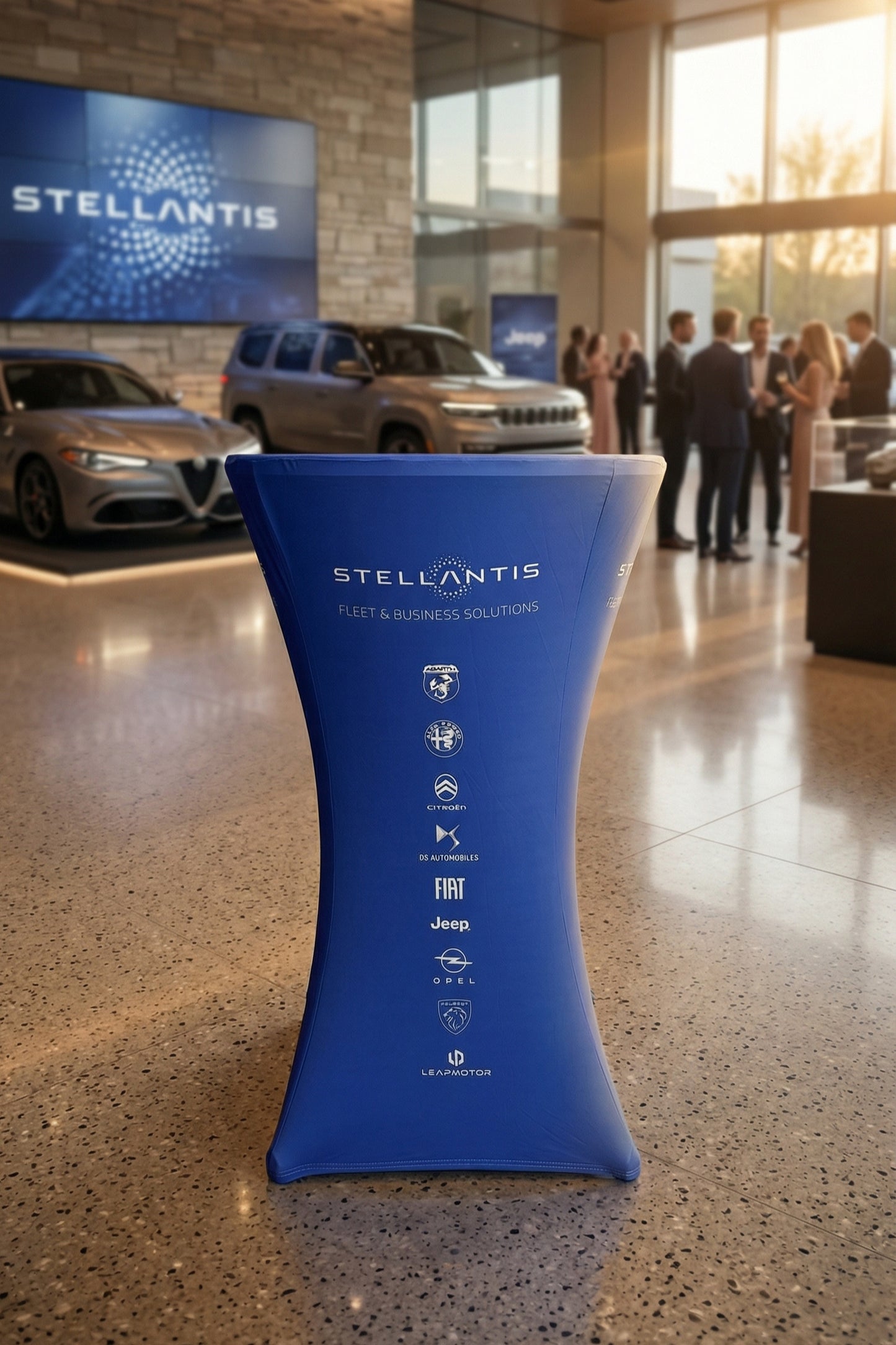Standing table covers