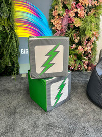 Individuell bedruckte Sitzwürfel von hi5branding