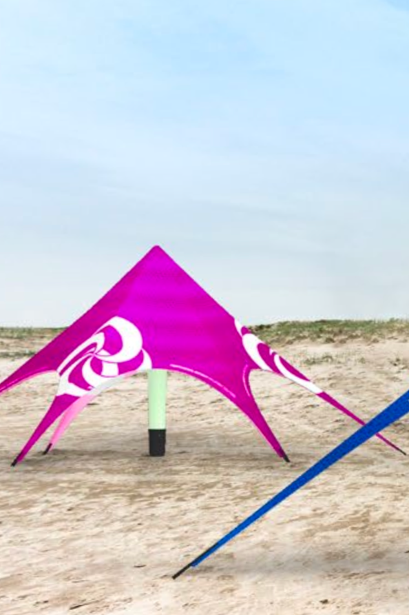 Pneumatisches Sternzelt hi5branding