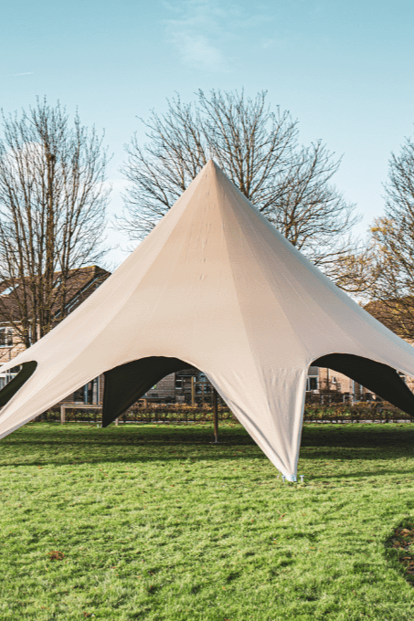 stern zelt Sternzelt kaufen flexibel bedruckbar für Events Outdoor