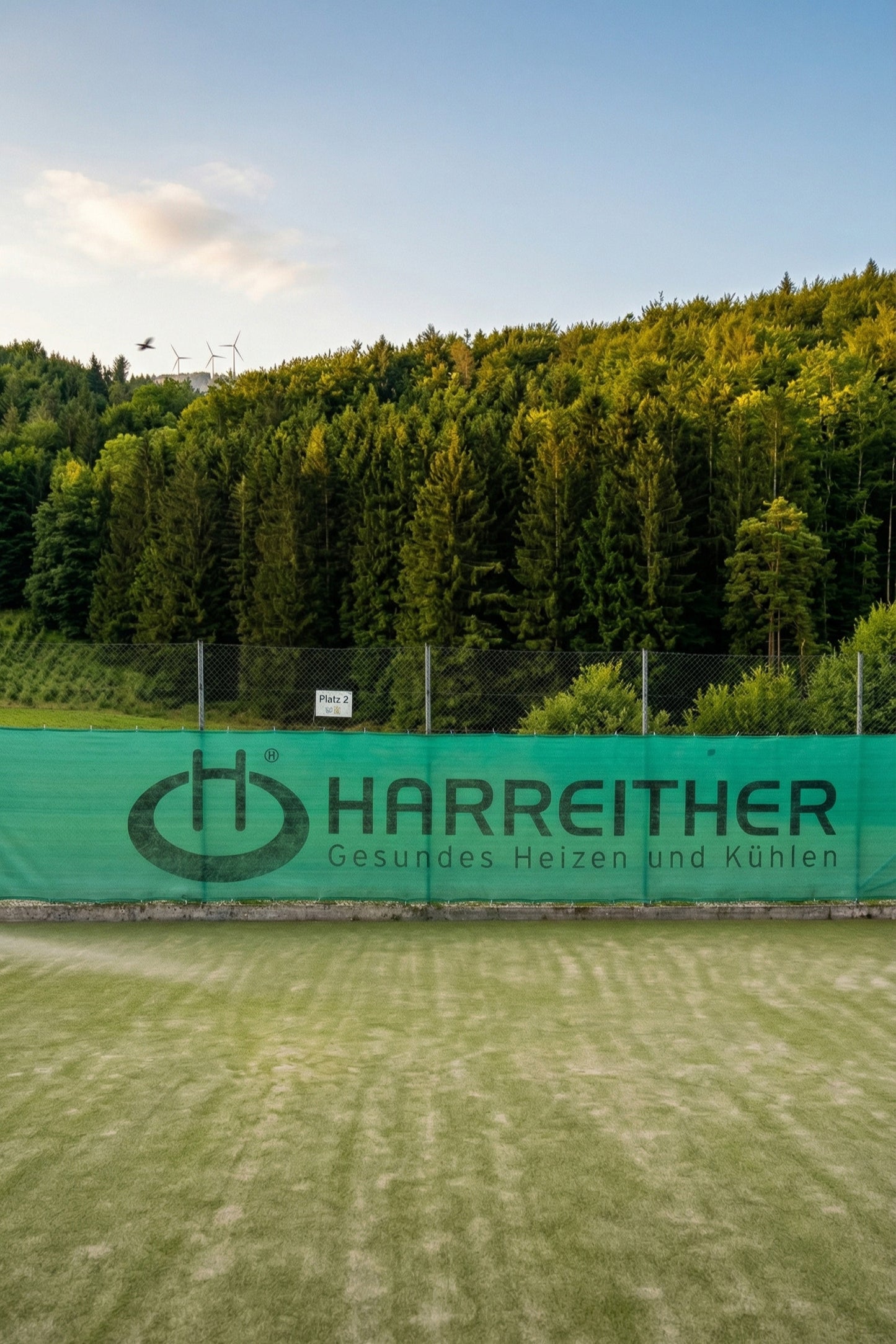 Tennis fence panels